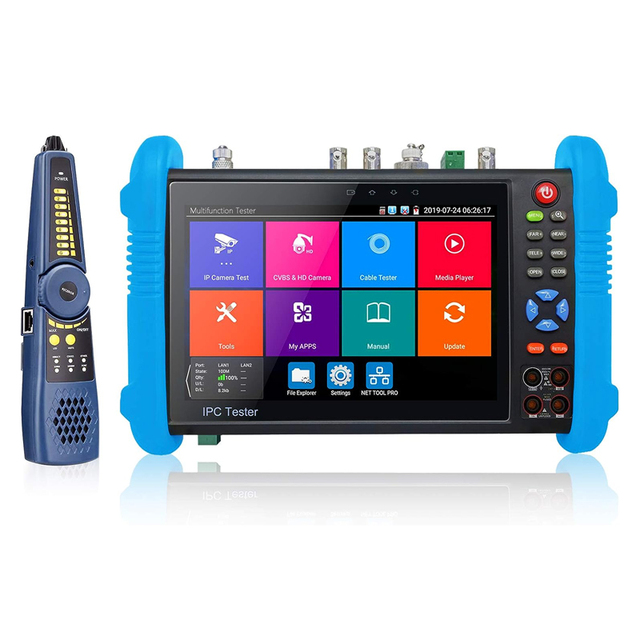 NF-IPC716MOVTADHS PLUS 7-Inch IPS Touch Screen CCTV Camera Tester | 4K HD All-in-One CCTV Tester Monitor