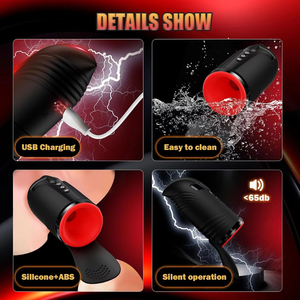 Mannelijke Masturbator Penis Training Vibrator Mannelijke Seks Speelgoed voor Mannen Penispomp 3 Rotatie 5 Zuigende 10 Vibrerende Sex Machine Stroker - Product Image 3