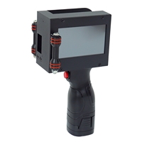 Impresora de Inyección de Tinta Industrial Portátil IPS HH254 Plus de 25.4 mm, Tecnología TIJ, Funciona con Batería, Codificación de Códigos QR/Códigos de Barras para Aplicaciones en Bolsas