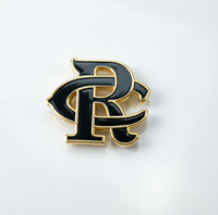 Étiquette métallique 3D personnalisée avec logo, plaqué or, badge émaillé, plaque de nom de luxe pour vêtements, sacs, chaussures