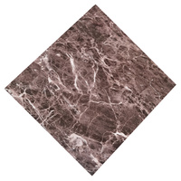 Plancher en PVC Décoration de la maison Papier peint antidérapant et résistant à l'usure 30*30cm 30*60cm Feuille de sol en PVC Autocollant mural en marbre
