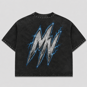 Rhinestone <b>Skull</b> T-<b>shirt</b> Heavy Cotton Studded Boxy Fit Black Streetwear Tee Custom Graphic Short Sleeve Fashion <b>Men</b> T <b>Shirt</b> - Product Image 2