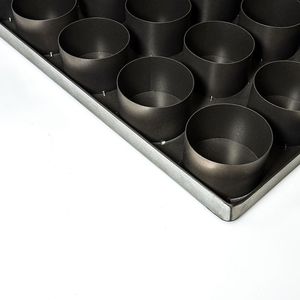 Resistente 24 stampi per cupcake in alluminio <span class=keywords><strong>stampo</strong></span> per <span class=keywords><strong>muffin</strong></span> in silicone teglie per <span class=keywords><strong>muffin</strong></span> - Product Image 6
