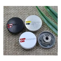 Yüksek kalite özel oyuk yedi logo kot düğmesi metal, jean ceket metal düğmeler