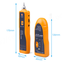 Probador de cable de red LAN Cat5 Cat6 RJ45 UTP STP Buscador de línea Rastreador de cables de teléfono Rastreador Diagnóstico Tono Distancia Cable Teste