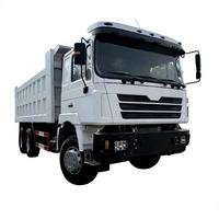 Nouveau Camion Benne Lourd Shacman F3000 6x4 Euro 3 à Conduite à Gauche, 10 Pneus, pour l'Industrie Minière et les Chantiers de Construction, Prix Bas