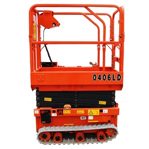 Plateforme élévatrice à ciseaux électrique mobile sur chenilles de qualité supérieure, hauteur de travail 6m, 8m, 12m, 14m - Product Image 1