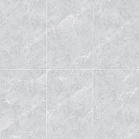 Carrelage en porcelaine aspect marbre gris doux 600x1200mm, facile à nettoyer, imperméable, pour sol, mur, salon, hôtel