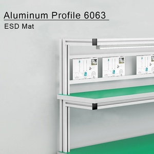 Bàn làm việc bằng nhôm lắp ráp, bán trực tiếp từ nhà máy Weizhi, bàn làm việc phòng thí nghiệm, bàn làm việc xưởng - Product Image 6