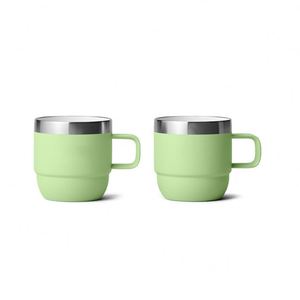 Mug isotherme pliable en acier inoxydable 304 de 6 oz avec double paroi et revêtement céramique, tasse à café minimaliste avec poignée - Product Image 5