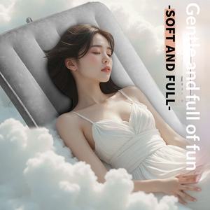 Opblaasbaar SM-bed met nekband, handboeien en enkelboeien voor mannen en vrouwen, liefdes- en seksaccessoire, beperkingsmatras - Product Image 5