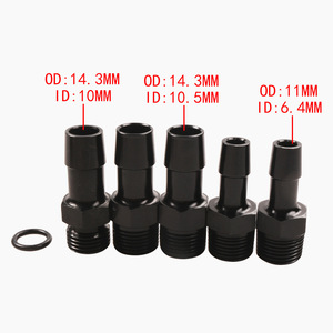Bidon de récupération d'huile en aluminium avec filtre à air pour système de lubrification de moto OCC-1023 noir - Product Image 5