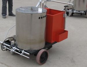 Hand Push Thermoplastic Road Marking Machine Integrated Melting Line <strong>Painter</strong> for Highway Parking <strong>Lot</strong> Construction - Product Image 4