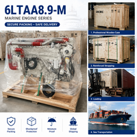 Moteur diesel de propulsion marine CUMS 6LTAA8.9-M 250KW 335HP, moteur robuste pour bateau de pêche, remorqueur, navire commercial