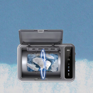 เครื่องซักผ้าพกพาขนาดเล็กแบบพับได้ ฝาบน อัตโนมัติ ใช้ไฟฟ้า สำหรับซักรองเท้า ชุดชั้นใน เสื้อผ้าเด็ก ถุงเท้า ออลอินวัน ทำจากพลาสติก - Product Image 3