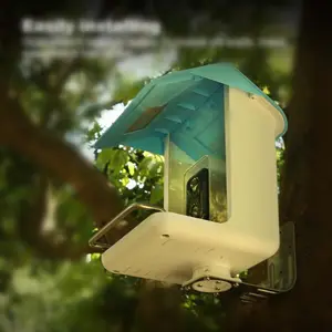 2022 nuovo rilevamento Mobile per uccelli selvatici Smart Bird feeder Camera campione gratuito