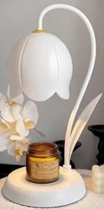Traditional Metal Desk Lamp With Glass Shade Warm White <b>Light</b> 2700K For <b>Bedroom</b> AC 220V - Product Image 3
