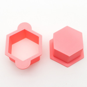 Hexagonal Cake Mold Set Pink 3 Piece For Cake Pops Baking Tools - Product Image 3