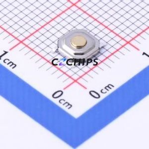 TSC005A1518A Tactile Switch SMD-4P,5.2x5.2mm Switch Round Button 1.8N Vertical Mount 5.2mm - Product Image 1