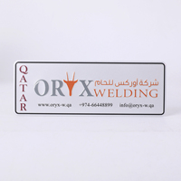 Plaque d'immatriculation en aluminium au design QATAR personnalisé 6 "X 12" Plaque en aluminium gaufrage plaque d'immatriculation de voiture pour la vente en gros