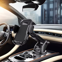 Support de téléphone portable pour voiture personnalisé, résistant aux chocs, en ABS de haute qualité, pour tableau de bord et pare-brise, rotation à 360 degrés, ventouse