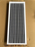 Fourniture directe d'usine moderne en alliage d'aluminium recto-verso Win persienne accessoires de victoire arrière ouverts à la main volets de plantation verticaux