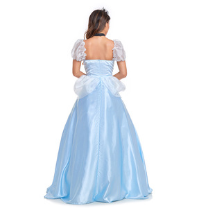 Robe <span class=keywords><strong>de</strong></span> princesse <span class=keywords><strong>pour</strong></span> femmes, Costume <span class=keywords><strong>de</strong></span> personnage <span class=keywords><strong>de</strong></span> Cosplay d'halloween en Polyester, robe <span class=keywords><strong>de</strong></span> fête bleue <span class=keywords><strong>de</strong></span> conte <span class=keywords><strong>de</strong></span> <span class=keywords><strong>fées</strong></span> <span class=keywords><strong>pour</strong></span> <span class=keywords><strong>adultes</strong></span> - Product Image 4