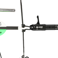 LWANO S2 Sangle de poignet à déclenchement rapide, fermeture automatique de la mâchoire, barre de poignet réglable en 3 positions pour accessoires de tir et de chasse avec arc composé