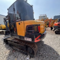 Excavadora Pequeña Usada Volvo EC60D de Alta Calidad, Precio de Fábrica, 6 Toneladas, Motor Original, Bajo Número de Horas