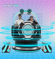 HEROVR Silla de simulador de vuelo de movimiento completo de 360 grados ARcade VR Gaming Cockpit para uso en interiores/exteriores para el hogar y la educación