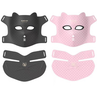 Masque facial en silicone LED de qualité médicale réutilisable personnalisé, masque de beauté en silicone