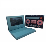 Écran Lcd personnalisé lecteur vidéo Hd 3X 7 pouces Tft écran tactile Module papier carte vidéo Europe Angel Folk Art cadeau d'affaires 1 pièces