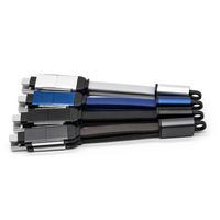 Câble de charge porte-clés mini 4-en-1 tendance 2026 USB-A vers Type-C 8 broches, charge rapide 60W 3A, avec logo personnalisé, cadeau promotionnel