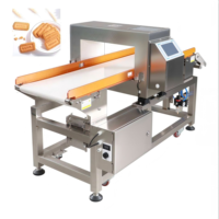 Détecteur de métaux pour aliments étanche IP65, bande transporteuse en acier inoxydable SUS304, machine de détection de métaux