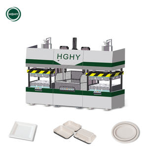 Hghy Paper Pulp MouldingTableware <span class=keywords><strong>L</strong></span>ínea de producción de envases de alimentos de papel - Product Image 1