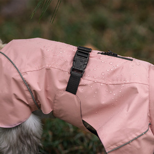 Impermeabile per cani da compagnia orsacchiotto <span class=keywords><strong>Bichon</strong></span> cane piccolo e medio impermeabile universale Poncho doppio colletto multicolore cane vestiti impermeabile impermeabile - Product Image 6