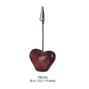 Clips de porte-mémo de base de pomme en résine support photo mignon porte-mémo de bureau - Product Image 4