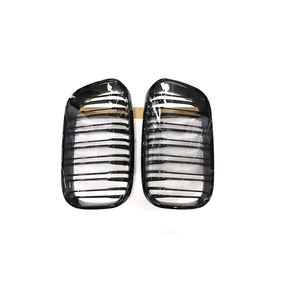 Grille avant de voiture de série de mode améliorée pour BMW série 1 F20 2015-2017 <span class=keywords><strong>Gril</strong></span> de pièces automobiles noir brillant à Double lamelles - Product Image 5