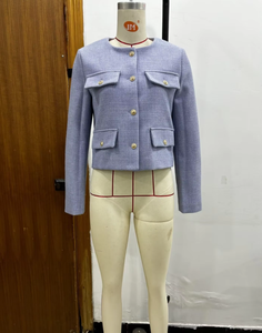 Herbst Winter Neue Damenmode Kurzer Anzugmantel - Product Image 2