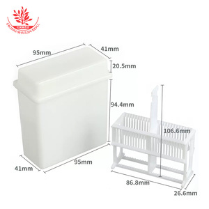 <b>Plastic</b> staining tank, staining rack, 24-piece <b>plastic</b> <b>slide</b> staining tank set, antigen retrieval box, staining tank - Product Image 2