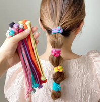 PDANY doppeltes elastisches Haarband kristallperlen-Haarzubehör niedliches Haarseil niedliche elastische Gummi-Seile einfaches Perlenhaar