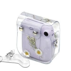 Étui transparent en PVC pour <span class=keywords><strong>appareil</strong></span> <span class=keywords><strong>photo</strong></span> Instax <span class=keywords><strong>Mini</strong></span> 8 <span class=keywords><strong>9</strong></span> 11 avec bandoulière réglable et poche - Product Image 4