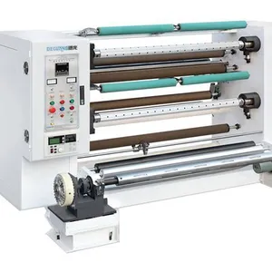 High speed Automatic Label /Jumbo Kraft Paper /BOPP Plastic Film Roll Cutter Slitter Rewinder Slitting Rewinding Machine