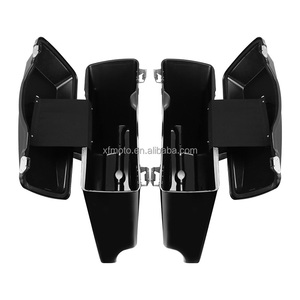 Staffa di Conversione Posteriore in Plastica Nera Opaca TCMT per Borse Laterali Heritage <span class=keywords><strong>Softail</strong></span> 86-17 XF2906112-03 Allungata di 5 Pollici - Product Image 4