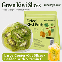 Tranches de kiwi vert séché de qualité supérieure - Snack santé et minceur au thé avec vitamine C 90g