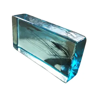 Bina camı bloklar el sanatları için güç üreticisi kristal cam tuğla blokları tedarikçi hacim indirim High-end cam tuğla