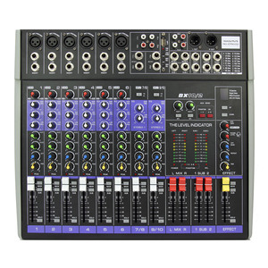 Mezcladora de audio profesional BX2 de 10, 12 y 16 canales con reproductor de MP3 y procesador de 16 efectos para presentaciones en escenario - Product Image 4