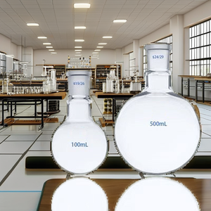 Fabricante de Venta Directa MAYALAB, Equipo de Laboratorio Escolar de Alta Calidad, Productos Químicos de Laboratorio, Vidrio Borosilicato, Cuello Ancho, 500 ml - Product Image 3