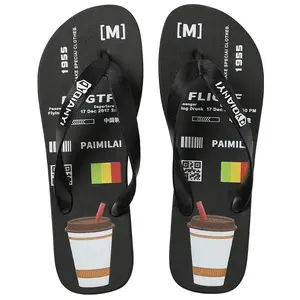 Pantofole infradito piatte estive con Logo personalizzato con cinturino doppio colore in PVC per infradito da spiaggia per il tempo libero di ragazze e ragazzi