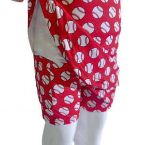Custom Kids Golf Sleeveless Outfit One Piece Tennis Wear Sports Women Golf Tennis Dress With Shorts - Product Image 3